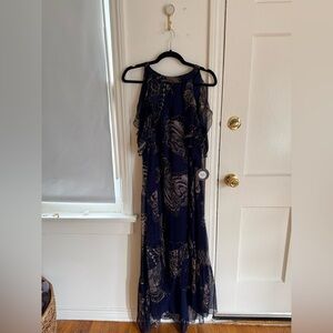 One-of-a-Kind Eva Franco Navy Gown
